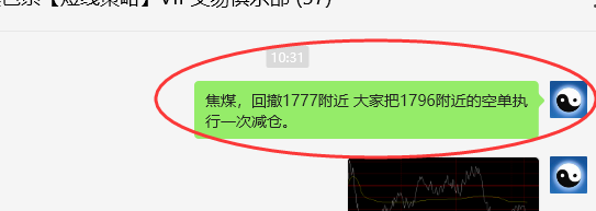 4月23日，焦煤：VIP精准策略（日间）多空减平突破75点