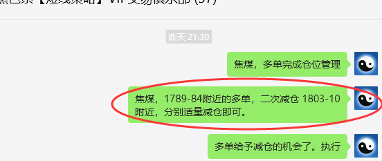 4月26日，焦煤：VIP精准策略（日间）双向突破60点