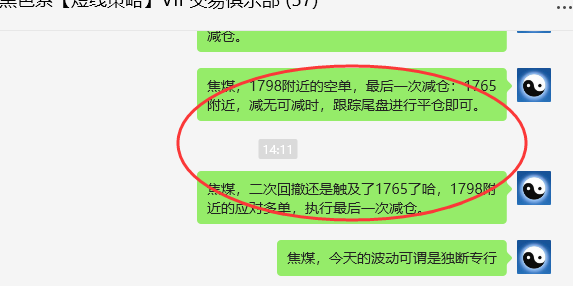 5月9日，焦煤：VIP精准策略（日间）多空减平突破100点