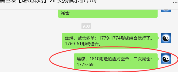 5月24日，焦煤：VIP精准策略（日间）多空减平75点