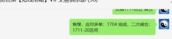 5月28日，焦煤：VIP精准策略（日间）多空减平70点