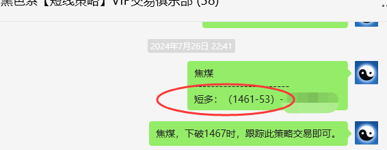 7月29日，焦煤：VIP精准策略（日间）多空减平79点