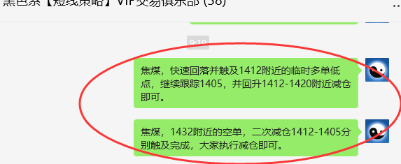 8月6日，焦煤：VIP精准交易策略（日间）多空减平59点