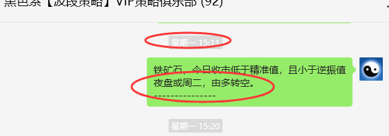 8月9日，铁矿石：VIP精准策略（短空）减仓目标完成75-70点