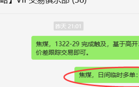 8月15日，焦煤：VIP精准交易策略（日间）多空减平67点