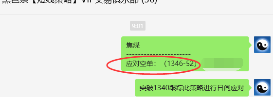 9月25日，焦煤：VIP精准策略（短多）跟踪利润完成162+点
