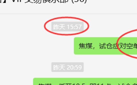 10月15日，焦煤：VIP精准策略（日间）多空双向80点