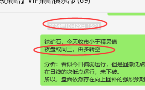 11月11日，铁矿石：VIP精准策略（短空）跟踪利润突破40点