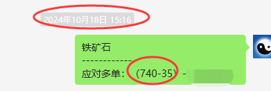 11月11日，铁矿石：VIP精准策略（短空）跟踪利润突破40点