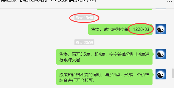12月4日，焦煤：VIP精准策略（日间）多空减平47+25点
