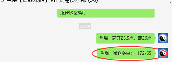 12月10日，焦煤：VIP精准策略（日间）多空减平59+25点