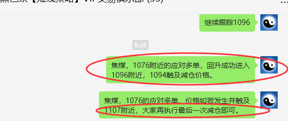2月14日，焦煤：VIP精准策略（日间）多空减平51+12点
