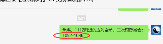 3月4日，焦煤：VIP精准策略（日间）多空减平22+11点