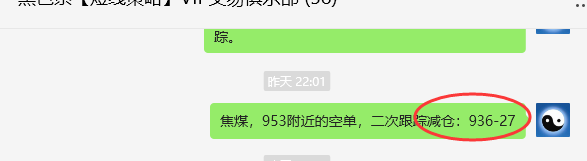 4月18日，超燃-焦煤：VIP精准策略（日间）多空减平48+13点