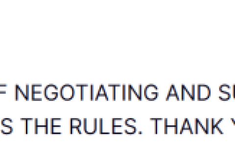 特朗普发表有关谈判的感悟：谁有黄金谁占主导