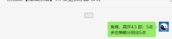 5月6日，焦煤：VIP精准策略（日间）多空减平31+14点
