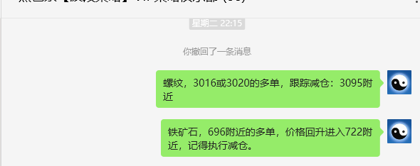 5月16日，铁矿石：VIP精准策略（短多）跟踪利润完成40点