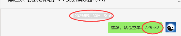 6月3日，焦煤：VIP精准策略（日间）多空减平26+8点