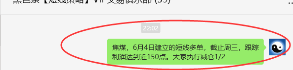 7月9日，焦煤：VIP精准策略（短多）跟踪利润完成近160点