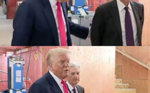 特朗普当面要求鲍威尔降息时用力拍了一下后者