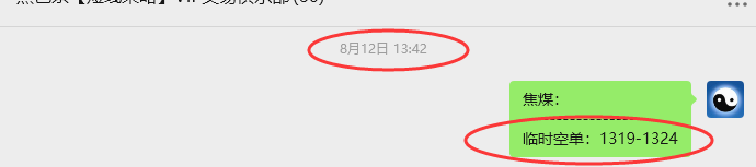 8月20日，焦煤：VIP精准策略（短空）跟踪目标190点