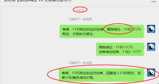 9月15日，焦煤：VIP精准策略（日间）多空减平50+19点