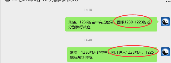 9月24日，焦煤：VIP精准策略（日间）多空减平52+12点