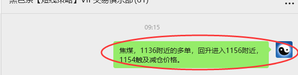10月15日，焦煤：VIP精准策略（日间）多空减平56+15点