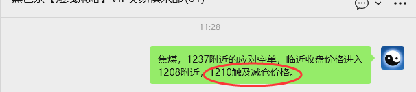 10月20日，焦煤：VIP精准策略（日间）多空减平72+23点