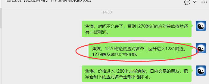 11月3日，焦煤：VIP精准策略（日间）多空减平48+13点