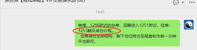 11月4日，焦煤：VIP精准策略（日间）多空减平41+13点