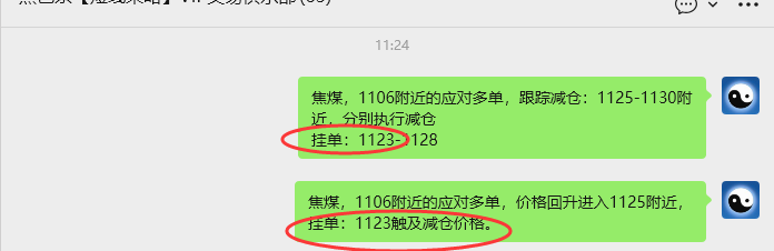11月20日，焦煤：VIP精准策略（日间）多空减平41+20点