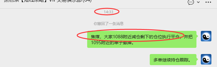 12月1日，焦煤：VIP精准策略（日间）多空减平66+20点