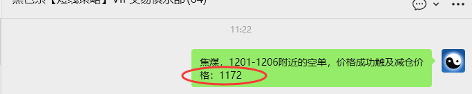 1月15日，焦煤：VIP精准策略（日内）多空减平46+16点