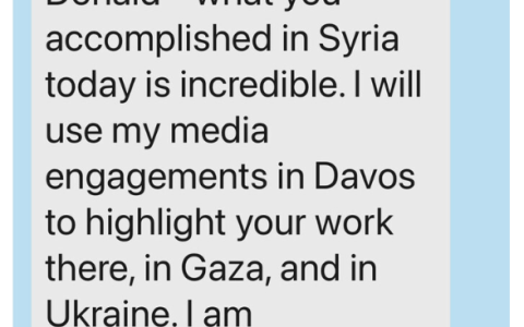 特朗普展示北约秘书长吕特信息并表示感谢