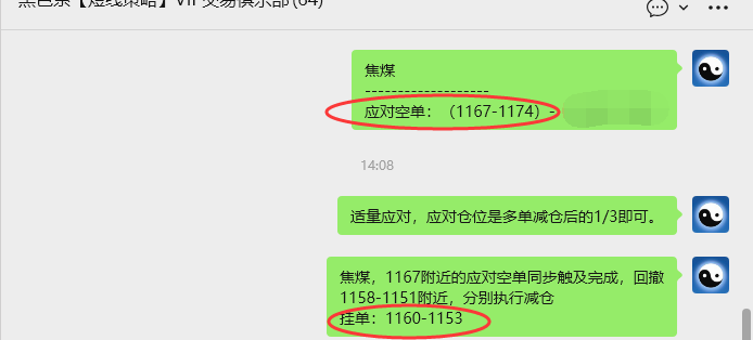 1月23日，焦煤：VIP精准策略（日内）多空减平52+19点