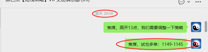2月3日,焦煤:VIP精准策略(日内)多空减平85+19点