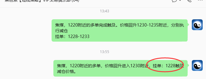5月15日，焦煤：VIP精准策略（日内）多空减平26+10点